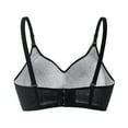 thumbnail image 4 of Wireless Ribbed Bras for Women Comfortable Full Cup Adjustable Bralettes Seamless Push up Support Lingerie, 4 of 4