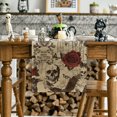 thumbnail image 3 of Smile Home Sweet Haunted Home Dia De Los Muertos Sugar Skeletons Day of the Dead Table Runner 13 x 72 Inch, 3 of 6