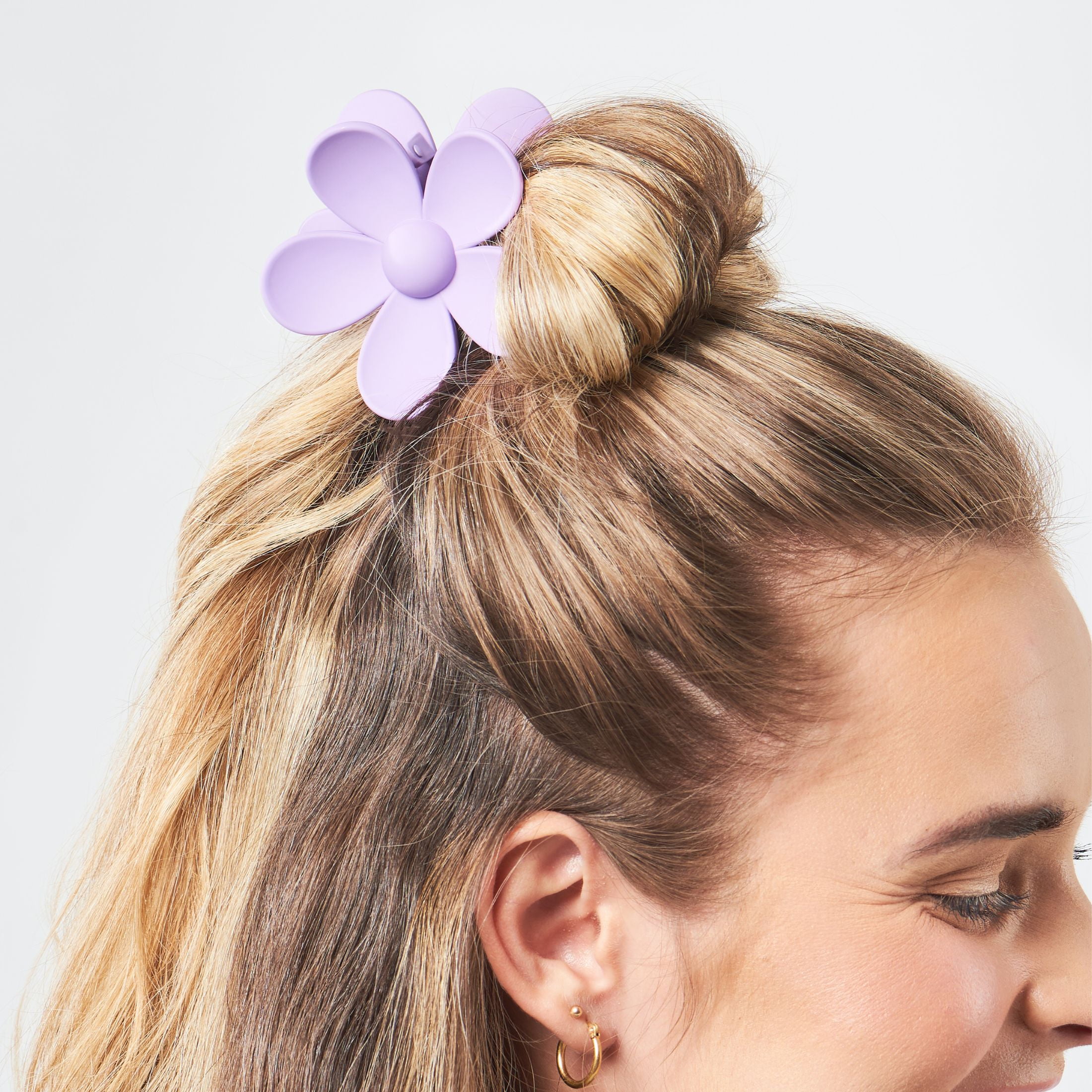 Gimme Daisy Claw Clip, Purple White, 2 Ct - Walmart.com