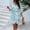 White, variant on Women's Fashion Able Printed Dress