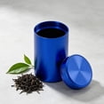 thumbnail image 2 of Portable Aluminum Tea Canister - 140ml Airtight Storage Jar for Travel, Business Trips, and Outdoor Use - Blue, 2 of 4