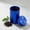 Blue 1 PC, variant on DUOYOU Smell Proof Tea Canister Medium Portable Aluminum Tea Container Travel Storage Coffee Bean Matcha Tin For Outdoor Black 1 PC