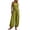 Green 11, variant on Two Piece Sets for Women 2-Piece Summer Outfit, One Shoulder Ruched Sleeveless Top + High Waist Elastic Cuff Balloon Pants with Pockets, Casual Beach Set Overalls for Women