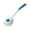 Blue, variant on Long Handle Cleaning Brush, Replaceable Head Scrub Brush for Kitchen Bath, Dishwashing Brush with Handle, Heavy Duty Cleaning Brush for Grills Tiles