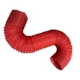 thumbnail image 3 of de entrada de aire frío Flexible tubería de de alimentación de conducto de aire frío fácil instalación DIY tubo de entrada de aire Rojo 76 mm de diámetro, 3 of 9