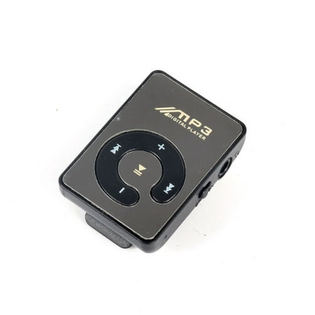 1 Mini Fashion Clip Sport USB Micro SD TF Mirror C Button MP3 Music Media