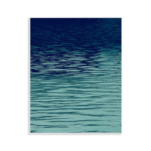Stupell Industries Ocean Ripples Gradient Landscape & Nature Painting Unframed Art Print Wall Art, 11 x 14
