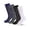 Multicolor, variant on Deago 2 Pairs Mens Ultra Thin Sheer Dress Socks Soft Nylon Mid Calf Silky Transparent Summer Cool Business Socks Work Trouser Sox