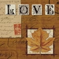 thumbnail image 2 of Wild Apple Portfolio 20x20 Gold Ornate Wood Framed with Double Matting Museum Art Print Titled - Natures Journal - Love, 2 of 4