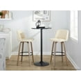thumbnail image 2 of Toriano 30" Fixed-Height Bar Stool, Bar Chairs, Swivel Bar Stools, Bar Stools Set of 2, 2 of 6