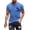 Light Blue, variant on Njagoc3 Mens Summer Short Sleeve T-Shirt, Crew Neck, Skull Print, Stylish and Bold, Soft Material, Suitable for Gym and Casual Occasions