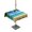 Blue, variant on Outdoor Tablecloth with Umbrella Hole, Summer Beach Coastal Spillproof Waterproof Outdoor Table Cover, Blue Sea Ocean Landscape Hawaii Patio Tablecloths for Party Picnic Camping, Rectangle 54"x80"