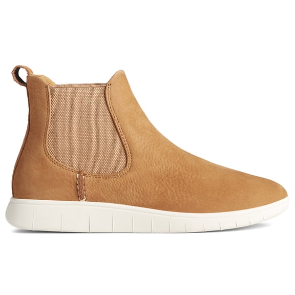 Sperry Womens Coastal Plushwave Round Toe Chelsea Boot Ankle Boots