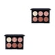 thumbnail image 2 of Qarigey Kit de contorno facial 6 colores para principiantes Herramientas de maquillaje Corrector Círculos negros Paleta de crema de pincel Tipo 2 2Conjunto, 2 of 6
