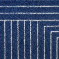 thumbnail image 2 of Calvin Klein  Balance Abstract Geometric Linear Area Rug 7' 10" x 9' 10" - Navy/Ivory, 2 of 5