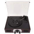 thumbnail image 2 of Reproductor de discos de vinilo con Bluetooth, tocadiscos portátil de 3 velocidades, reproductor de discos LP de vinilo con altavoz para vinilo de 7, 10 y 12 pulgadas, 100-240V, 2 of 8