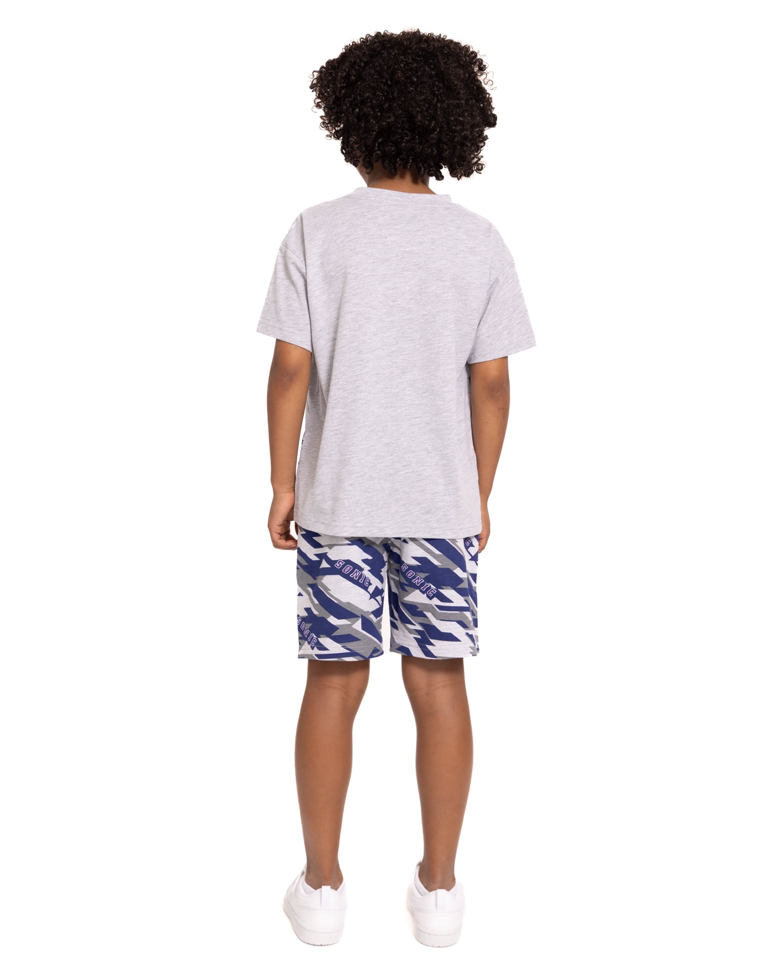 Sonic the Hedgehog Boys Graphic Tee with Short Sleeves and Shorts Set, 2 Piece, Sizes 4-16
