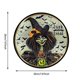 thumbnail image 5 of Corona De Halloween Colgador De Puerta Redondo Letrero De Bienvenida Para Decoración De Halloween Yuarrent HA043868-01, 5 of 5