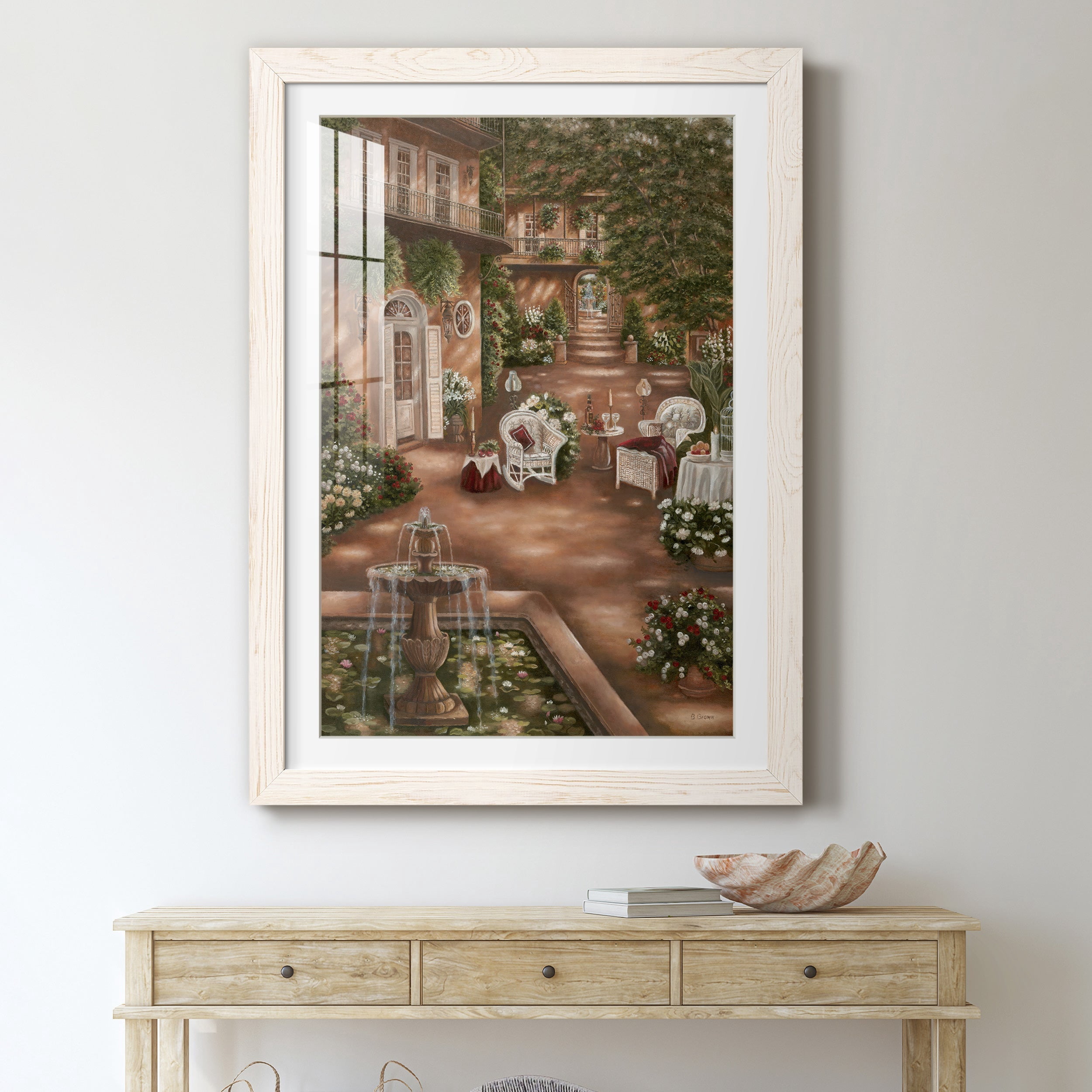 Evening Cocktails I - Premium Framed Print - Distressed Barnwood Frame - Ready to Hang