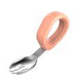 thumbnail image 3 of Round Handle Fork And Spoon Set Stainless Steel Training Food Spoon Children's Tableware Short Handle Extended Fork And Spoon, Usupdd 2025 Round Handle Fork And Spoon, 3 of 7