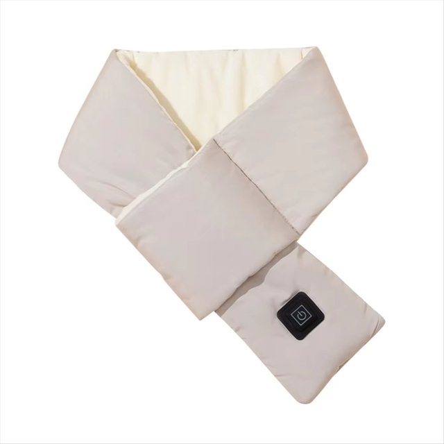 Bufanda Eléctrica con Calefacción por USB, Calentador de Cuello con 3 Temperaturas Ajustables, Bufanda Térmica para Hombres y Mujeres