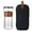 A, variant on Cool Glass Teapot With Infuser And Insulated Mug Portable Tea Kit For Loose Tea Diffuser Teapot Alternative For Tea Lover (Black)
