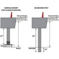thumbnail image 2 of Mail Boss Surface Mount Post, 2 of 2