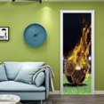 thumbnail image 2 of (77x200cmStyle F)Door Sticker Trompe l'oeil Effect 3D Interior PVC Wall Stickers for Decoration Wall Living Room Kitchen Bedroom Bathroom Wallpaper, 2 of 5
