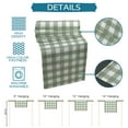 thumbnail image 7 of Table Runner Dresser Scarf 18 x 72 Inch Sage Green Buffalo Plaid Table Runners Non-Slip Heat Kitchen Dining Table Decor for Kitchen Farmhouse Indoor Outdoor Home Party, 7 of 7
