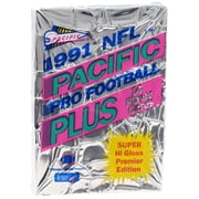 NFL 1991 Pacific Pro Football Plus Trading Card Wax Pack 14 Cards