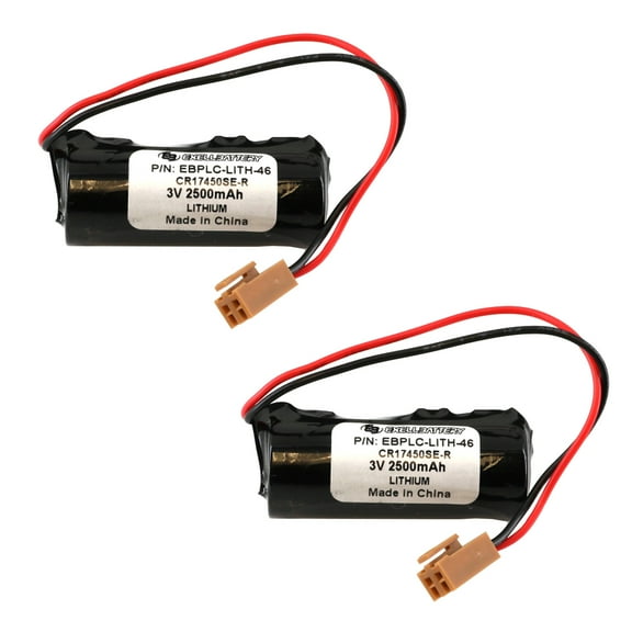 2x 3V PLC Computer Batteries for  A55DELTA, LIT5110