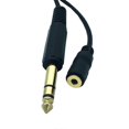 thumbnail image 4 of 1/4 Inch to 1/8 Inch Stereo Headphone Cable 6.35mm Male to 3.5mm Female Adapter Corrosion Resistant Gold Plated Plugs, 4 of 4