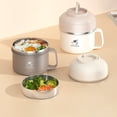 thumbnail image 4 of Ramen Bowl Set Soup Bowl With Lid And Handles Stainless Liner Dishwasher, 4 of 7
