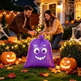 thumbnail image 6 of Halloween Large Storage Bags Heavy‑Duty Holiday Cartoon Ghost Face Decor Organizer Sacks Multi‑Purpose Yard Leaf Waste Collection Bags For Indoor Outdoor Halloween Party Decor, 6 of 8