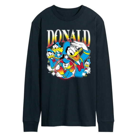 Disney - Donald 90S - Men's Long Sleeve Graphic T-Shirt