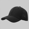thumbnail image 2 of HCNTES Quick Dry Baseball Cap Mesh Snapback Hat Sun and Rain Protection Golf Ball Cap for Men Women Black, 2 of 5