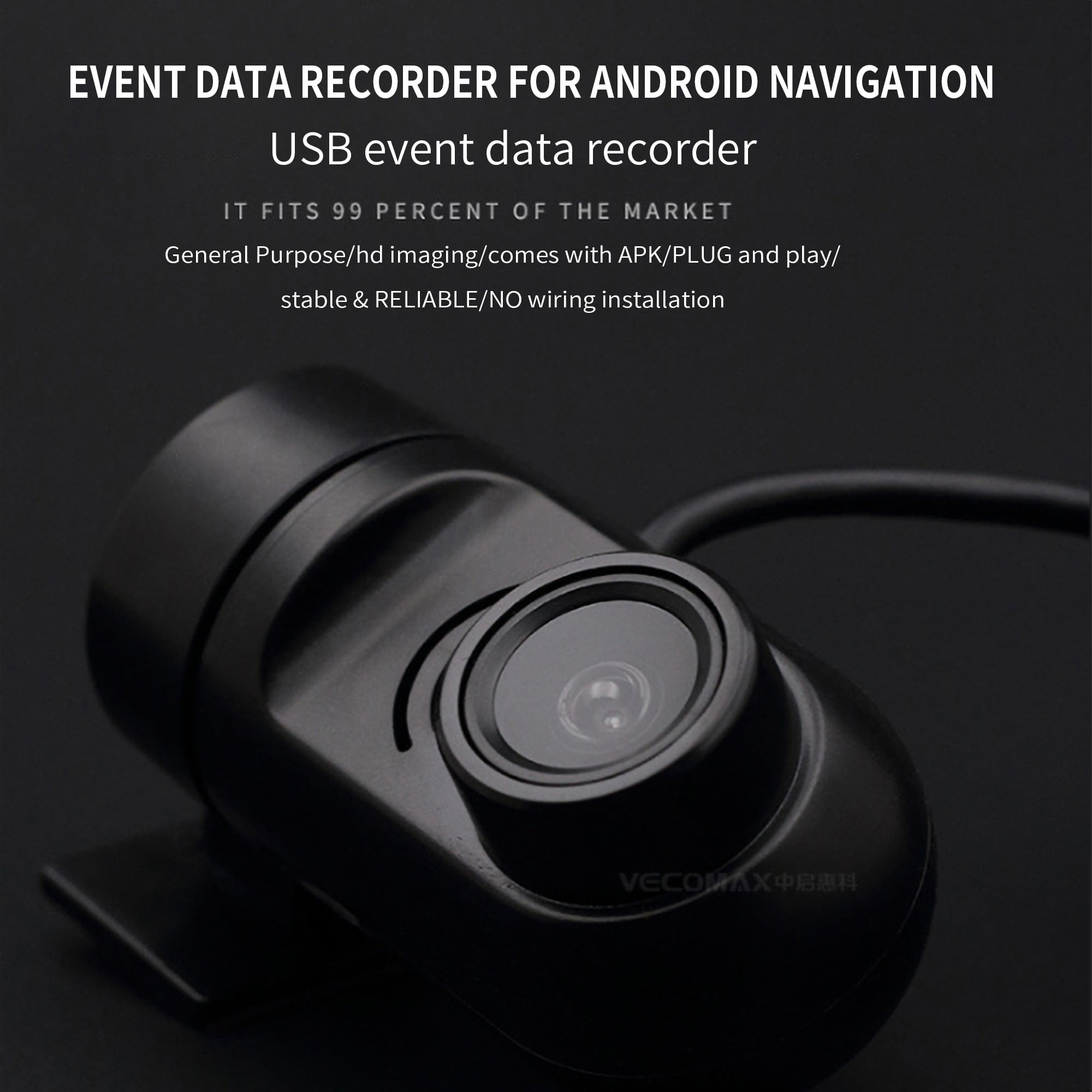 Mini Dash Cam, 160Degree WideAngle Super HD Car Dash Cam with