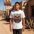 thumbnail image 2 of Men's 100% Cotton Short Sleeve Crewneck Graphic T-Shirt, Soft Breathable Moisture Wicking Casual Basic S-3XL, 2 of 7