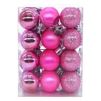Cheapark 24-Piece 1.2 Inch Shatterproof Christmas Balls - Hanging Pendants for Tree, Festive Bauble Set for Holiday Decor