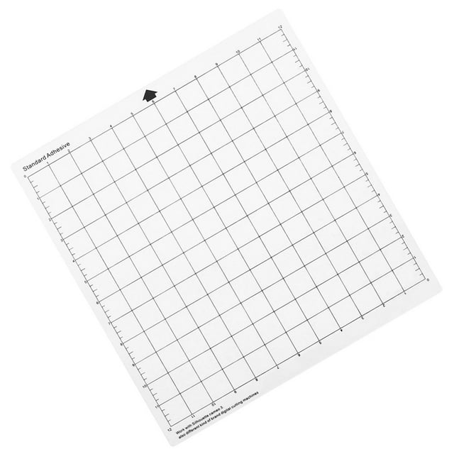 MesaSe Replacement Cutting Mat Transparent Adhesive Cricut Mat with Measuring Grid 12 by 12-Inch for Silhouette Cameo Cricut Explore Plotter Machine 5PCS