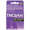 Trojan: Very Sensitive Lubricated Condoms, 3 Ct