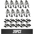 thumbnail image 5 of ESEWALAS 20PCS Dashboard Trim Clips,Automotive Car Metal Retainer Car Front Console Retainer,Front Console Dash Dashboard Trim, Metal Dash Retainer Clips Replacement for Mose Cars, 5 of 5