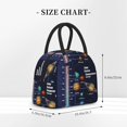 thumbnail image 2 of Fotbe Solar System Bolsa de Almuerzo con Estampado, Lonchera Aislada, Contenedor de Comida Reutilizable Tipo Cooler a Prueba de Fugas, 2 of 6