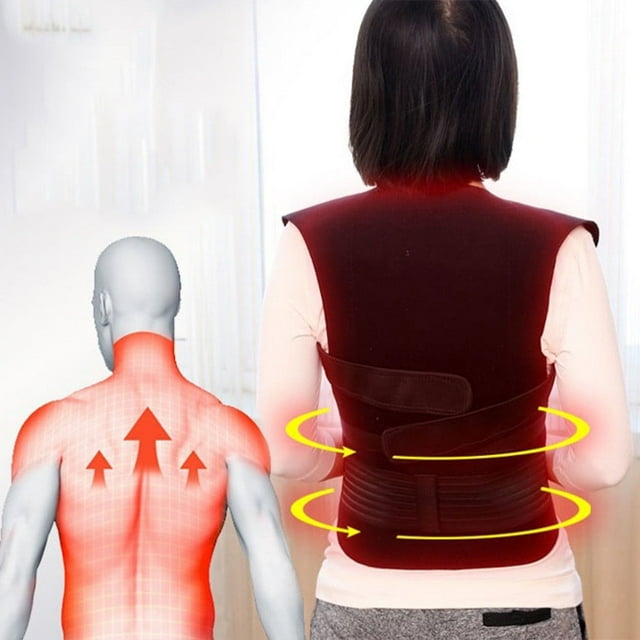 EGNMCR Winter Sports Equipment 108 Magnet Belt Support Protector Hot Compress Shoulder Protector Shoulder Strap Neck Protector Vest Neck vest
