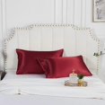 thumbnail image 2 of Art Silk Pillowcase for Hair and Skin Standard Size 20" x 30" Bl, 2 of 3