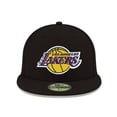 thumbnail image 2 of Gorra New Era Los Angeles Lakers 70343347 negro 7 ¼, 2 of 3