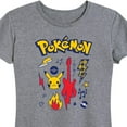 thumbnail image 3 of Pokémon - Pokémon Punk Icons - Women's Short Sleeve Graphic T-Shirt, 3 of 5