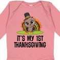 thumbnail image 4 of Inktastic First Thanksgiving Pilgrim Turkey Boys or Girls Long Sleeve Baby Bodysuit, 4 of 5