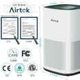 thumbnail image 5 of AIRTOK Air Purifier for Large Room Up to 793 sq ft, True H13 HEPA Air Cleaner for Allergies, Smoke, Pet Dander, Dust & Pollen, Quiet, Ozone Free, AP1001 White, 5 of 11