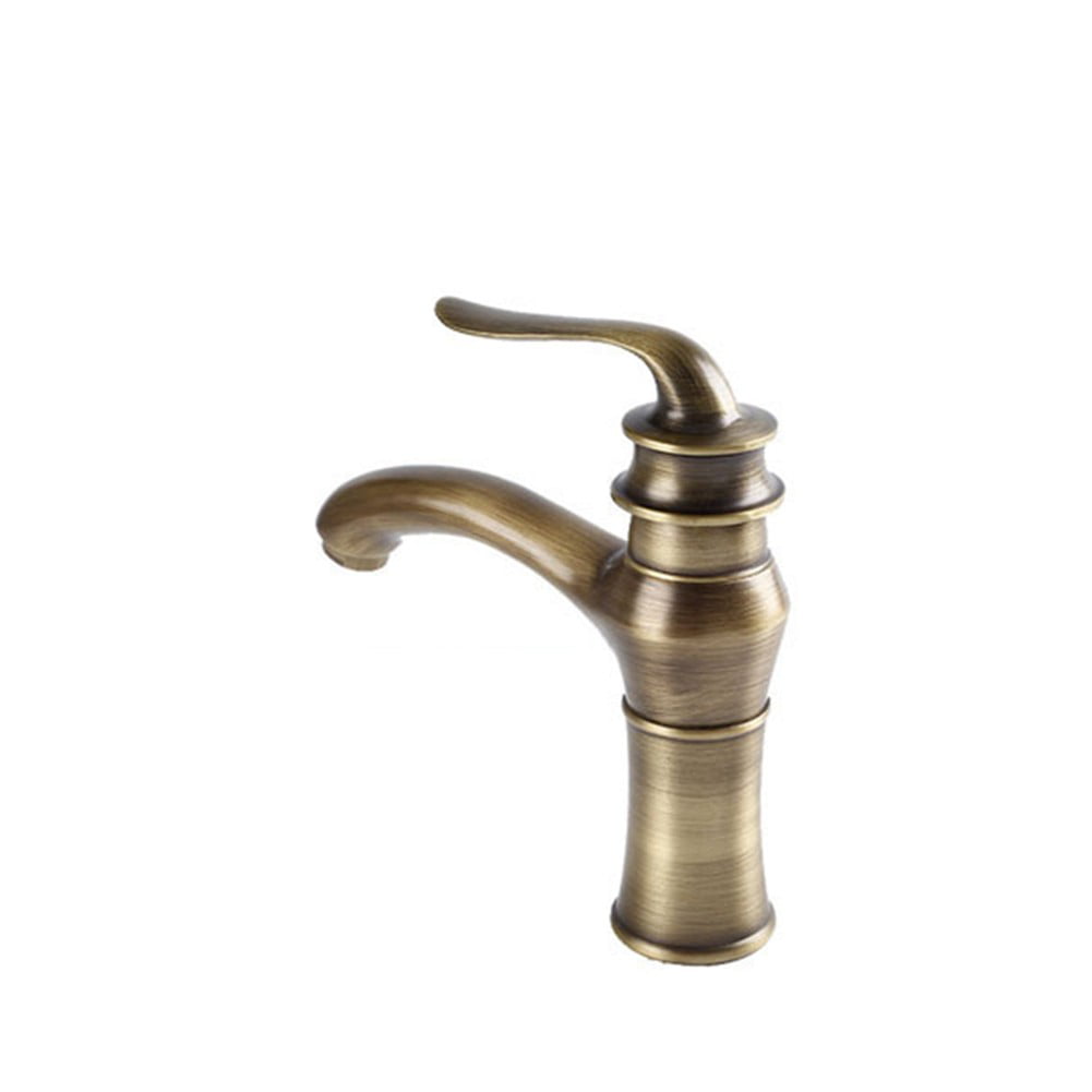 Faucet Sink Brass Water Tap Duck Vintage Wash Bowl Kitchen Home Bathroom Wall 